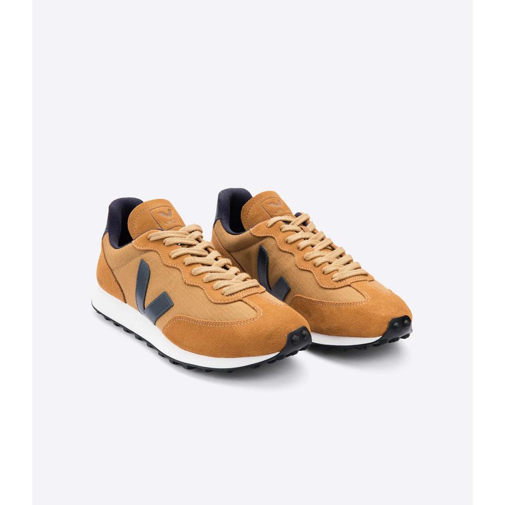 Veja RIO BRANCO RIPSTOP Men's Running Shoes Brown | NZ 166EBC